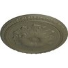 Ekena Millwork Richmond Ceiling Medallion (Fits Canopies up to 2 5/8"), Hand-Painted Spartan Stone, 18"OD x 1 3/8"P CM18RISSF